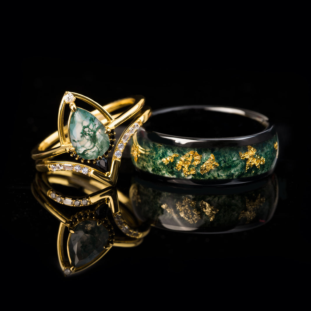 Unique Handcrafted Wedding Rings - Manlemars